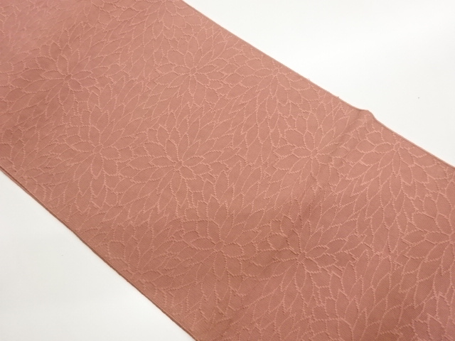 JAPANESE NAGOYA OBI / WOVEN FLOWERS